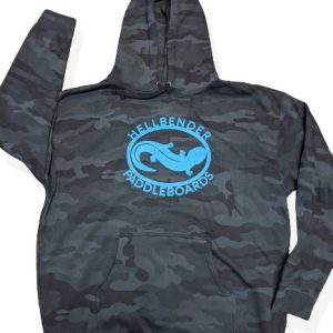 Midnight Camo Hoodie - Hellbender Paddleboards