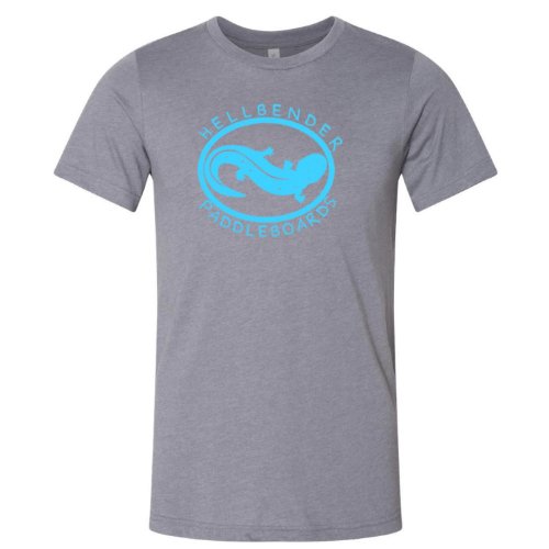 Smoke Grey Logo Tee - Hellbender Paddleboards